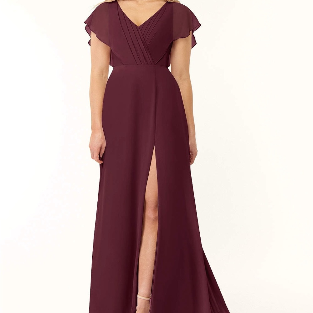 Azazie Rylee Bridesmaids Dress in Cabernet